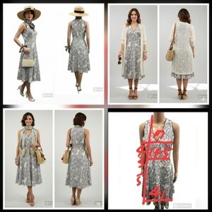 Marella Max Mara Embroidered Dress Size 4